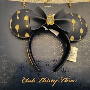 Disney Blue and Gold Minnie Mouse Hair Accessory